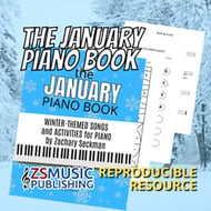 The January Piano Book piano sheet music cover Thumbnail